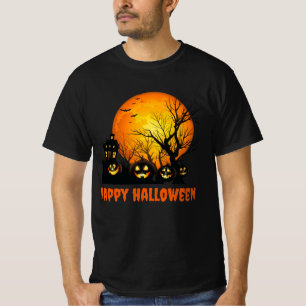 T-shirt Halloween effrayant pour les hommes
