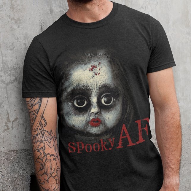 T-shirt Halloween éffrayante AF Déplaisante poupée de la f (Créateur téléchargé)