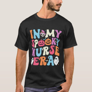 T-shirt Halloween Éffrayante de l'ère infirmière Hallo de