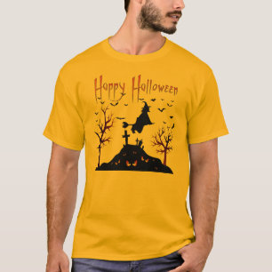 T-shirt Halloween effrayante sorcière