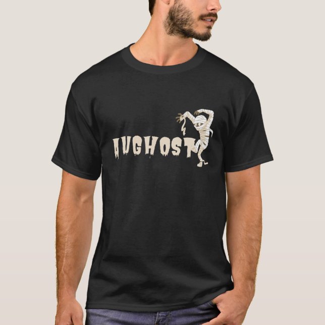T-shirt Halloween en août |Halloween AUGHOST, Mumm drôle (Devant)