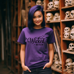 T-shirt Halloween en sorcière