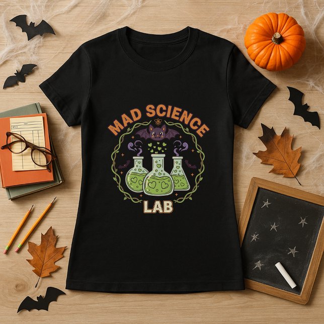 T-shirt Halloween Enseignant Mad Science Lab Chimie Éffray (Créateur téléchargé)