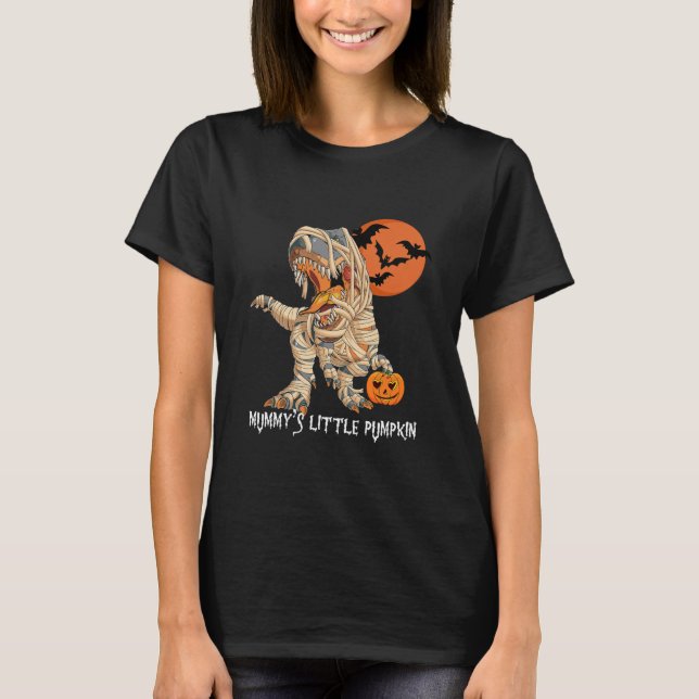 T-shirt Halloween est pour les enfants avec mignonne maman (Devant)