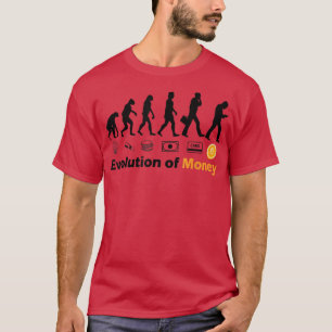 T-shirt Halloween Évolution De L'Argent Crypto Bitcoin 353