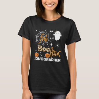 T-shirt Halloween Faboolous Sonographer Ultrasound Tech Ca