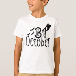 T-shirt Halloween fantôme éffrayant 31 octobre