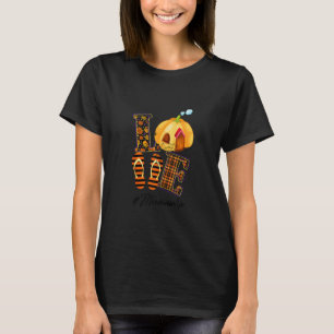 T-shirt Halloween Femme Maman Amour Meemaw Vie Citrouille