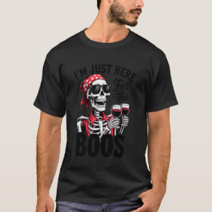 T-shirt Halloween Femmes Je suis juste là pour les Huées D