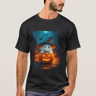 T-shirt Halloween Filles Design Garçons Fantôme Citrouille