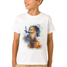 Halloween Fox aquarelle