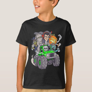 T-shirt Halloween Gamer Skeleton