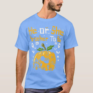 T-shirt Halloween Genre Révèle Lui ou Elle Frère d'être Pu