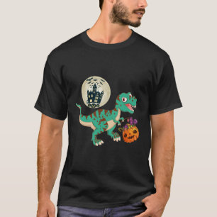 T-shirt Halloween Ghost Dinosaur T rex Scandale