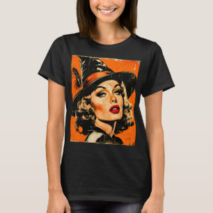 T-shirt Halloween Glam Witch