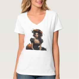 T-SHIRT HALLOWEEN GLAMOREUX NIP UP PETITE FILLE