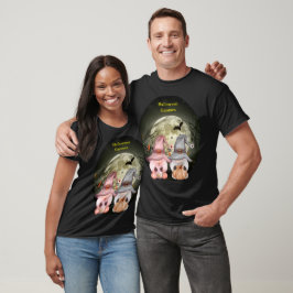 T-shirt Halloween Gnomes Couple Pleine lune Unisex