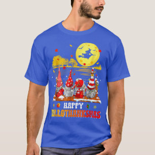 T-shirt Halloween Gnomes Happy Automne Fêtes Thanksgiving 