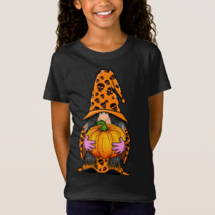 T-Shirt Halloween Gnomes mignonne Automne Citrouille C'est