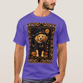 T-shirt halloween golden retriever 5
