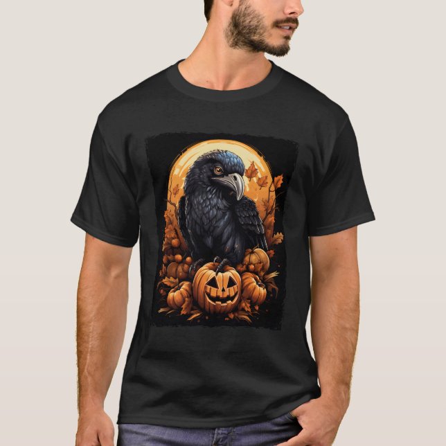 T-shirt Halloween Hawk (Devant)