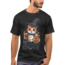 Halloween heureux - Chat mignon avec Bac à coller 