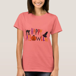 T-shirt Halloween heureux coloré