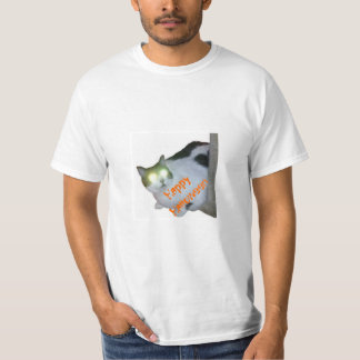 T-shirt Halloween heureux de Chat-O-Lanterne