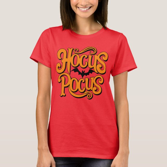 T-shirt Halloween Hocus Pocus (Devant)