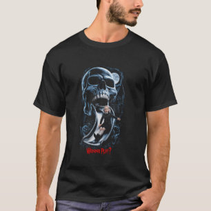 T-shirt Halloween Horreur Crâne Éffrayant Déplaisant