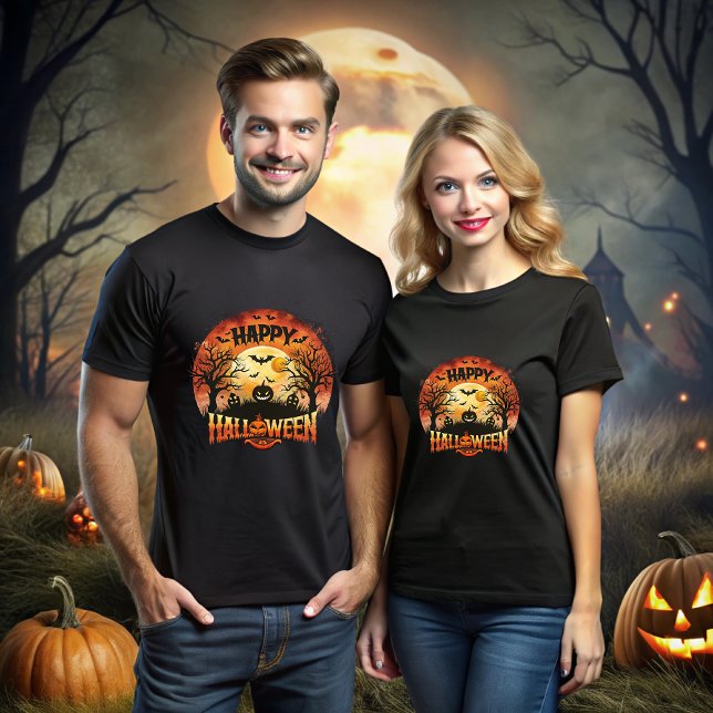 T-shirt Halloween Horror Landscape (Créateur téléchargé)