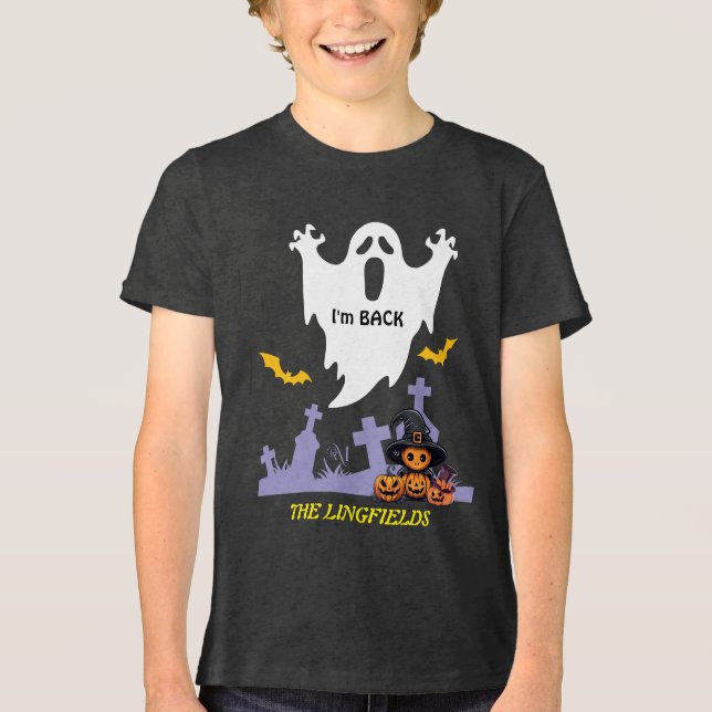 T-Shirt :  HALLOWEEN I'm Back #8 Tri-Blend Shirt (Vorderseite)