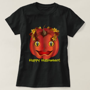 T-shirt Halloween Jack-O-Lantern aux yeux de serpent