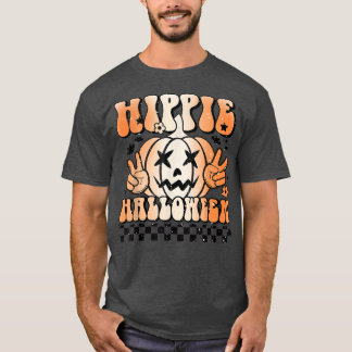 T-shirt Halloween Jack-o'-lantern Hippie Halloween Hippie
