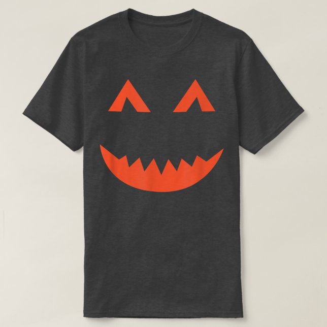 T-shirt Halloween Jack-o'-lantern Jackolantern Cute Happy  (Design devant)