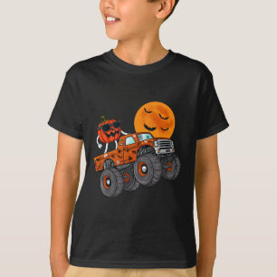 T-shirt Halloween Jack-o'-lantern Monster Truck Toddler Bo