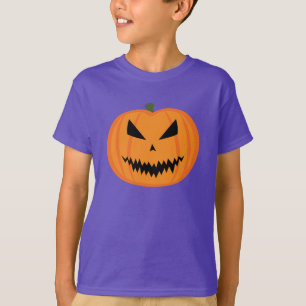 T-shirt Halloween Jack O'Lantern citrouille mal
