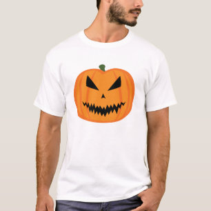 T-shirt Halloween Jack O'Lantern citrouille mal
