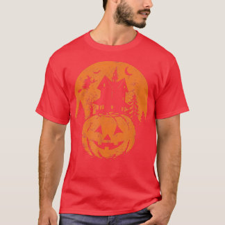 T-shirt Halloween Jack o'Lantern JackoLantern Pumpkin Witc