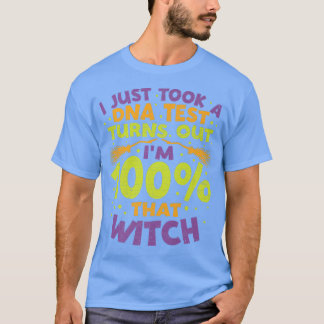 T-shirt Halloween J'Ai Pris Un Test D'ADN S'Avère Im 100 P