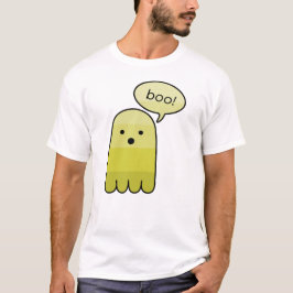 T-shirt Halloween Jaune Toad Boo Ghost