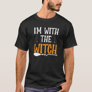 T-shirt Halloween Je suis avec le costume du groupe sorcie