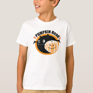 T-shirt Halloween joyeuse à la tête du citrouille