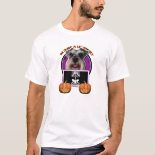 T-shirt Halloween - juste un Lil éffrayant - Schnauzer