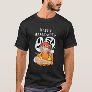 T-shirt Halloween Kawaii Red Panda