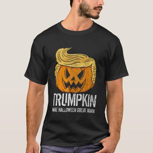 T-shirt Halloween la grande nouvelle Donald Trump Trumpkin (Devant)