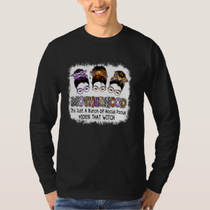 T-shirt Halloween La Mère Messy Bun Sorch Bunch De Hocu