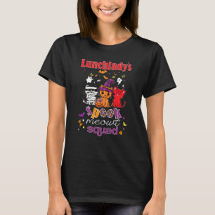 T-shirt Halloween Lady's mignon Spook Meowt Kitty Squa