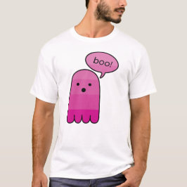 T-shirt Halloween Magenta Purple Boo Ghost