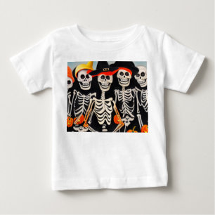 T-shirt Halloween Maison hantée bébé